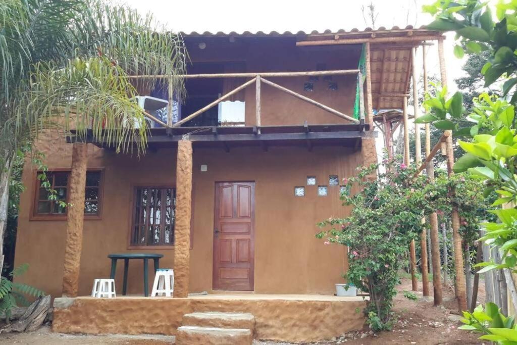 Chale Aconchegante Em Estancia Climatica Santo Antonio do Leite Bagian luar foto